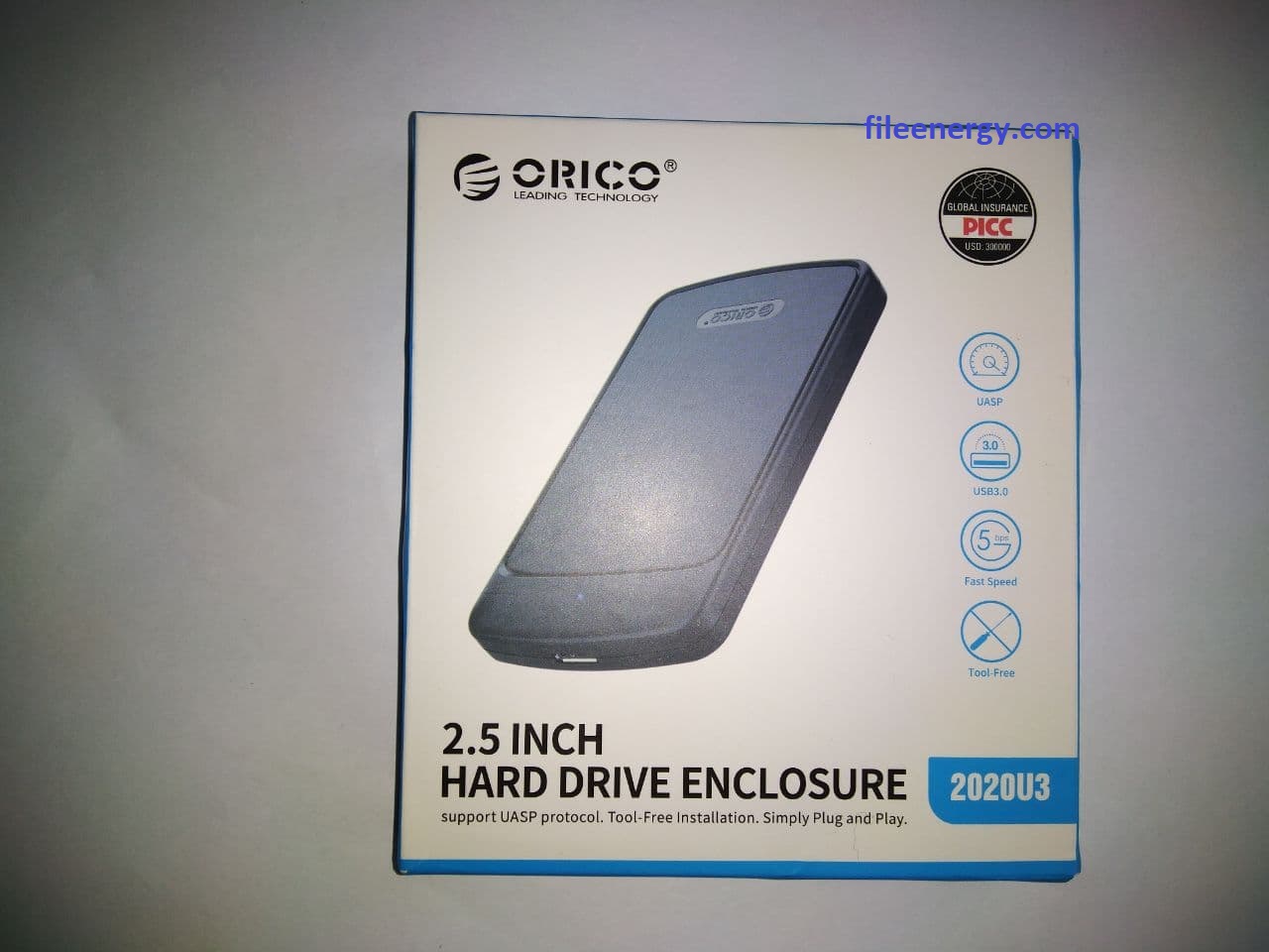 Внешний корпус (адаптер) для жёсткого диска 2.5 USB 3.0 HDD или SSD